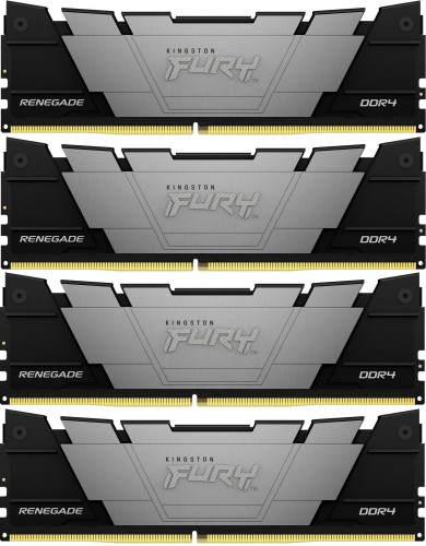 Память DDR4 4x16GB 3600MHz Kingston KF436C16RB12K4/64 Fury Renegade RTL Gaming PC4-28800 CL16 DIMM 288-pin 1.35В kit dual rank с радиатором Ret