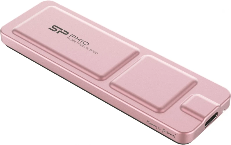 Накопитель SSD Silicon Power USB-C 512GB SP512GBPSDPX10CP PX10 1.8" розовый