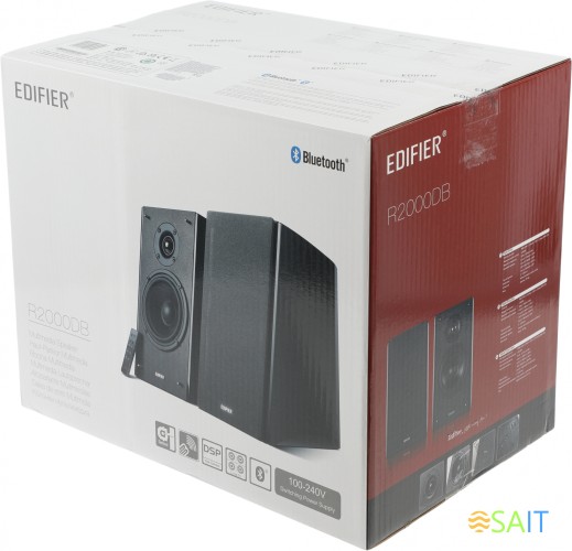 Колонки Edifier R2000DB 2.0 черный/черный 120Вт BT