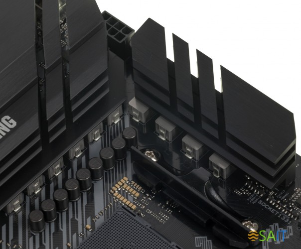 Материнская плата Asus TUF GAMING B550M-PLUS Soc-AM4 AMD B550 4xDDR4 mATX AC`97 8ch(7.1) 2.5Gg RAID+HDMI+DP