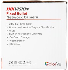 Камера видеонаблюдения IP Hikvision DS-2CD2047G2-LU(C)(4MM) 4-4мм цв. корп.:белый