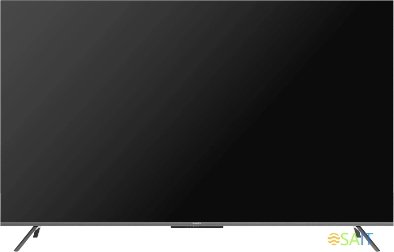 Телевизор QLED Skyworth 75" 75Q66H Google TV Frameless черный/серебристый 4K Ultra HD 60Hz DVB-T DVB-T2 DVB-C DVB-S DVB-S2 USB WiFi Smart TV