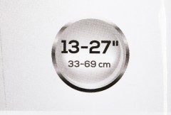 Кронштейн для телевизора Ultramounts UM810F черный 13"-27" макс.25кг настенный фиксированный