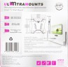 Кронштейн для телевизора Ultramounts UM810F черный 13"-27" макс.25кг настенный фиксированный