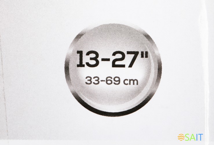 Кронштейн для телевизора Ultramounts UM810F черный 13"-27" макс.25кг настенный фиксированный