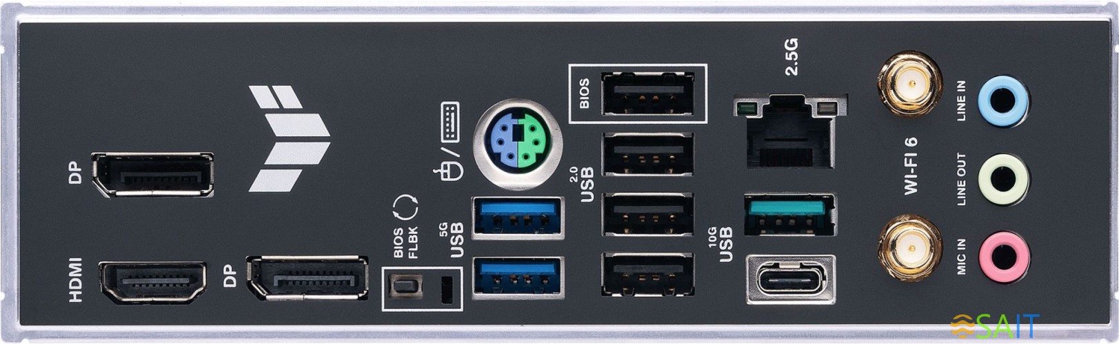 Материнская плата Asus TUF GAMING B650M-E WIFI SocketAM5 AMD B650 4xDDR5 mATX AC`97 8ch(7.1) 2.5Gg RAID+HDMI+DP