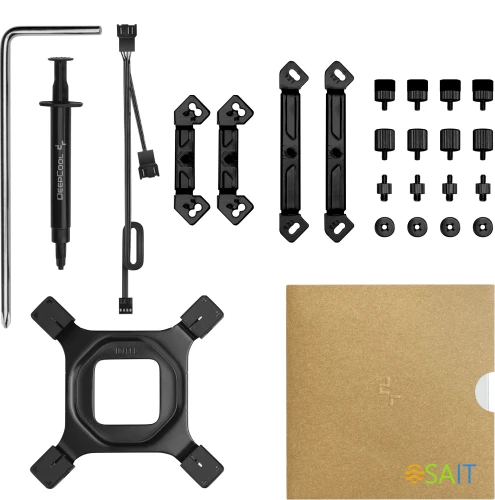 Устройство охлаждения(кулер) Deepcool AK620 Digital Pro Soc-AM5/AM4/1151/1200/2066/1700 черный 4-pin 25dB Al+Cu LCD 260W 1491gr Ret (R-AK620-BKAPMN-G)