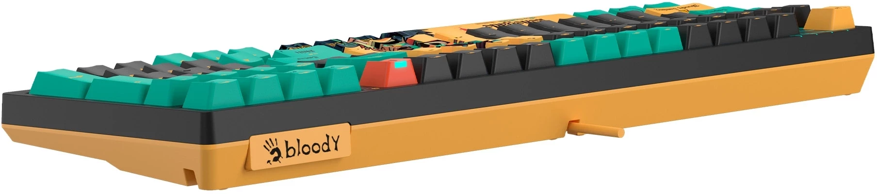 Клавиатура A4Tech Bloody AT98 Renegade механическая черный/зеленый USB for gamer LED (AT98)