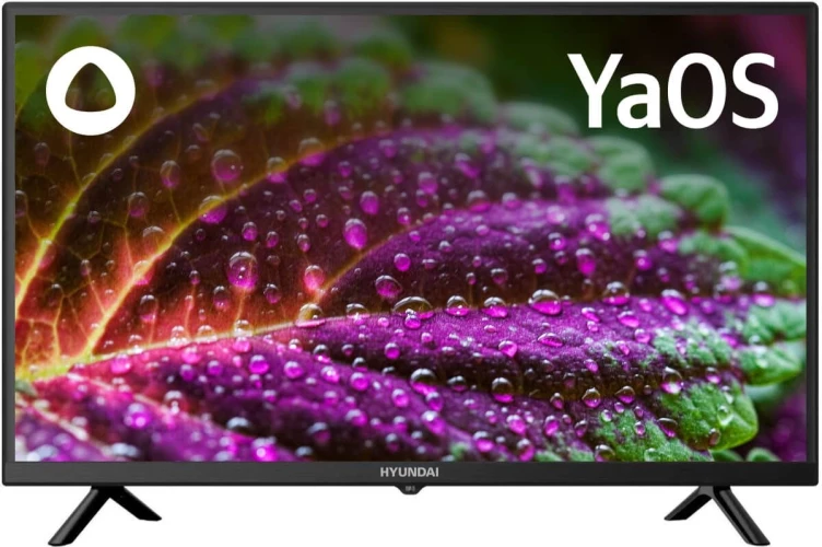 Телевизор LED Hyundai 32" H-LED32BS5003 Яндекс.ТВ Frameless черный HD 60Hz DVB-T DVB-T2 DVB-C DVB-S DVB-S2 USB WiFi Smart TV