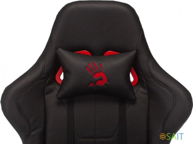 Кресло игровое A4Tech Bloody GC-550 черный эко.кожа крестов.