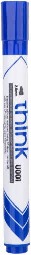 Маркер для досок Deli EU00130 Think круглый пиш. наконечник 2мм синий