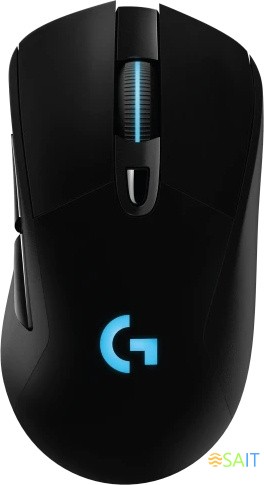 Мышь Logitech G703 LightSpeed черный оптическая 25600dpi беспров. USB 5but (910-005644)