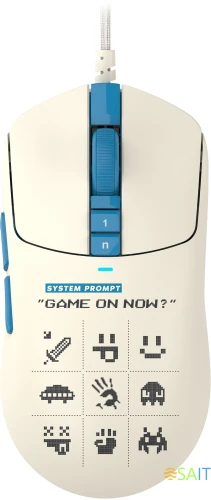 Мышь A4Tech Bloody W72 Ultra Pixels Blue рисунок/бежевый/голубой оптическая 20000dpi USB 6but (W72 ULTRA)