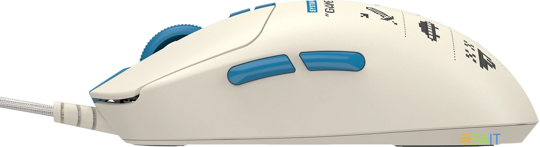 Мышь A4Tech Bloody W72 Ultra Pixels Blue рисунок/бежевый/голубой оптическая 20000dpi USB 6but (W72 ULTRA)