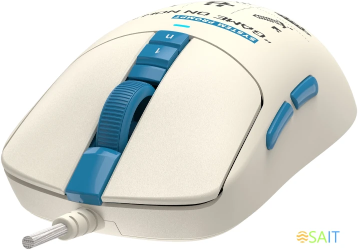 Мышь A4Tech Bloody W72 Ultra Pixels Blue рисунок/бежевый/голубой оптическая 20000dpi USB 6but (W72 ULTRA)