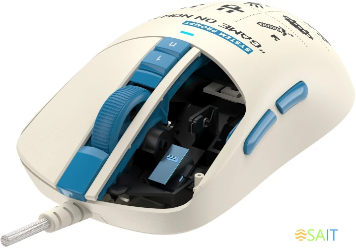 Мышь A4Tech Bloody W72 Ultra Pixels Blue рисунок/бежевый/голубой оптическая 20000dpi USB 6but (W72 ULTRA)