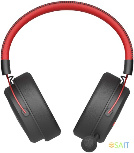 Наушники с микрофоном A4Tech Bloody MR590 Sports красный/черный 1.5м мониторные BT/Radio/3.5mm оголовье (MR590+ WIRED/SPORT RED)