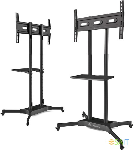 Подставка для телевизора Onkron TS1351 черный 32"-65" макс.50кг напольный мобильный