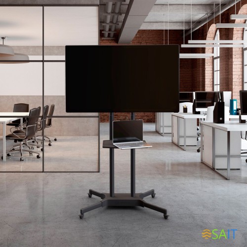 Подставка для телевизора Onkron TS1351 черный 32"-65" макс.50кг напольный мобильный