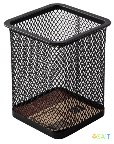 Подставка Deli E9174 для письменных принадлежностей черный металл сетка