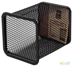 Подставка Deli E9174 для письменных принадлежностей черный металл сетка