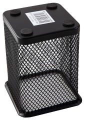 Подставка Deli E9174 для письменных принадлежностей черный металл сетка