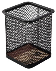 Подставка Deli E9174 для письменных принадлежностей черный металл сетка