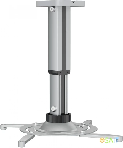 Кронштейн для проектора Cactus CS-VM-PR05M-AL серебристый макс.24кг потолочный поворот и наклон