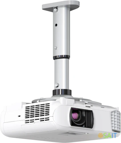 Кронштейн для проектора Cactus CS-VM-PR05M-AL серебристый макс.24кг потолочный поворот и наклон