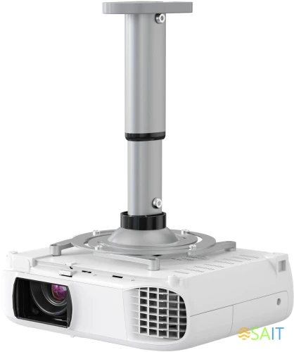 Кронштейн для проектора Cactus CS-VM-PR05M-AL серебристый макс.24кг потолочный поворот и наклон