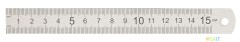 Линейка Silwerhof 160164 сталь нержавеющая дл.15см двухсторонняя шкала