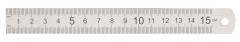 Линейка Silwerhof 160164 сталь нержавеющая дл.15см двухсторонняя шкала
