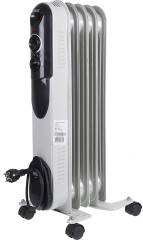 Радиатор масляный Ресанта ОМПТ- 5Н 1000Вт белый