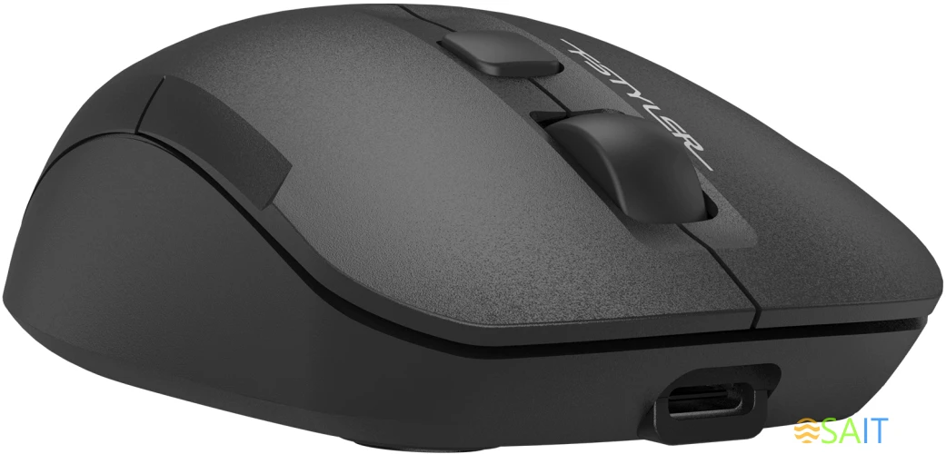 Мышь A4Tech Fstyler FG16C Air2 черный оптическая 2000dpi беспров. USB для ноутбука 3but (FG16C AIR2 BLACK)