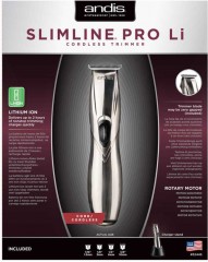 Машинка для стрижки Andis D8 chrome черный (насадок в компл:4шт)