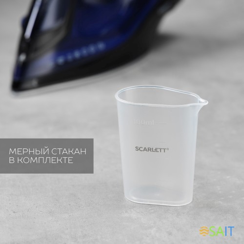 Утюг Scarlett SC-SI30K57 2400Вт черный/фиолетовый