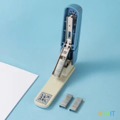 Степлер настольный Deli TA304BLUE Nusign 24/6 26/6 (20листов) синий 50скоб пластик блистер