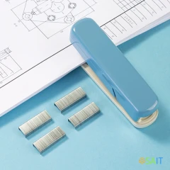 Степлер настольный Deli TA304BLUE Nusign 24/6 26/6 (20листов) синий 50скоб пластик блистер