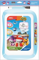 Доска магнитно-маркерная Deli EH50002 Super Wings магнитно-маркерная лак синий 20.5x28.6см пластик рама пластик маркер/стиратель