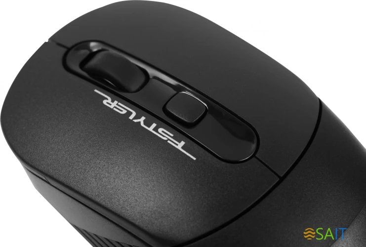 Мышь A4Tech Fstyler FB10C черный оптическая 2000dpi беспров. BT/Radio USB 4but (FB10C STONE BLACK)