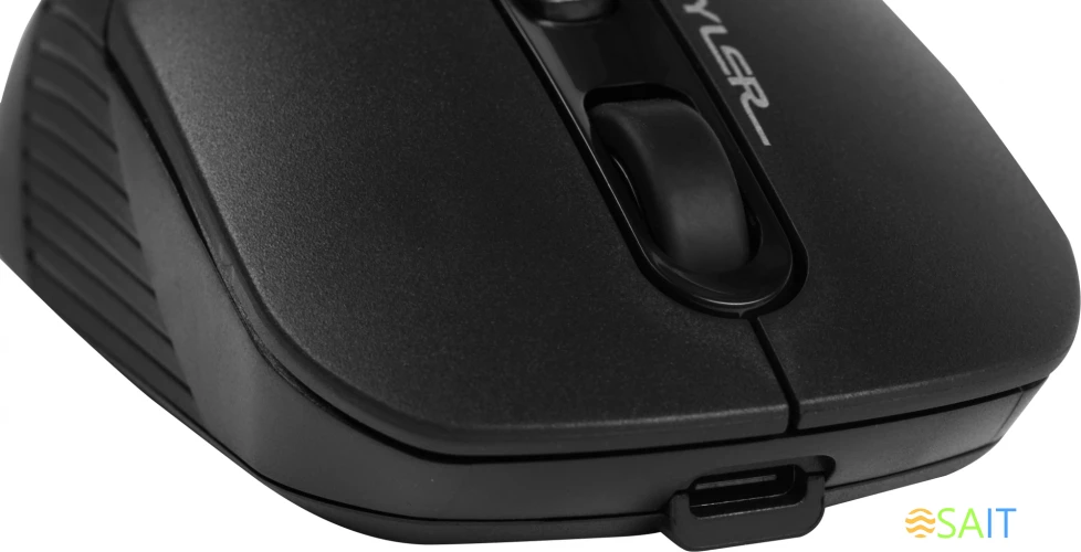 Мышь A4Tech Fstyler FB10C черный оптическая 2000dpi беспров. BT/Radio USB 4but (FB10C STONE BLACK)