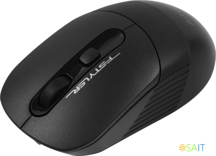 Мышь A4Tech Fstyler FB10C черный оптическая 2000dpi беспров. BT/Radio USB 4but (FB10C STONE BLACK)
