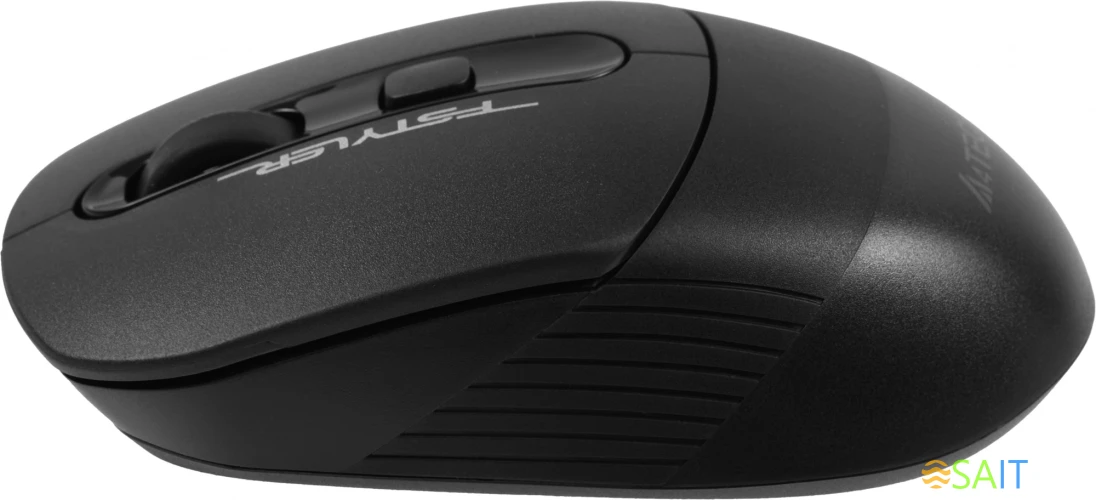 Мышь A4Tech Fstyler FB10C черный оптическая 2000dpi беспров. BT/Radio USB 4but (FB10C STONE BLACK)