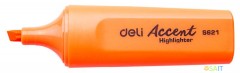 Текстовыделитель Deli Accent ES621ORANG Delight скошенный пиш. наконечник 1-5мм оранжевый