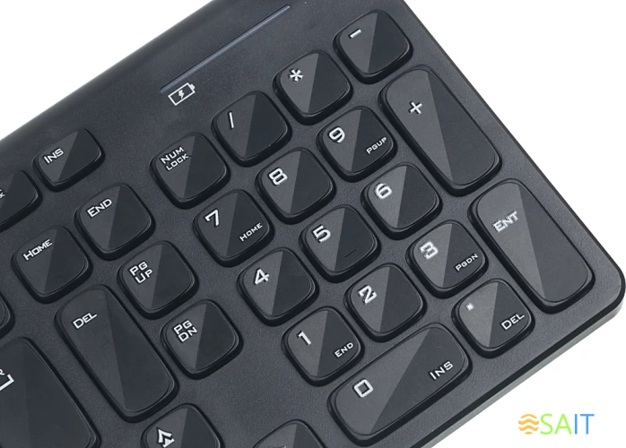 Клавиатура + мышь Оклик 220M клав:черный мышь:черный USB беспроводная slim Multimedia (1062000)