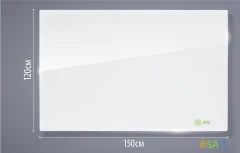 Доска стеклянная Cactus CS-GBD-120X150-UWT-TM Сквозное крепление стекло ультра белый 120x150см стекло крепления