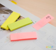 Закладки самокл. индексы бумажные Stick`n 21129 25x76мм 3цв.в упак. 50лист европодвес