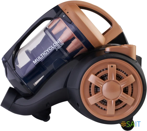 Пылесос Hyundai HYV-C3355 2400Вт черный/золотистый