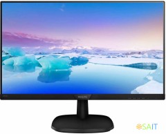 Монитор Philips 23.8" 243V7QDSB (00/01) черный IPS LED 16:9 DVI HDMI матовая 250cd 178гр/178гр 1920x1080 75Hz VGA FHD 3.5кг