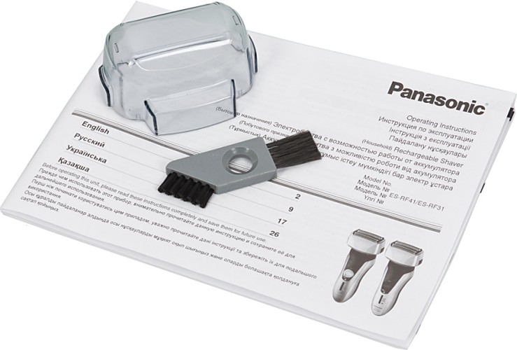 Бритва сетчатая Panasonic ES-RF31 реж.эл.:4 питан.:аккум. серебристый/черный